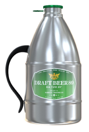 Bia tươi 89 keg 2 Lít